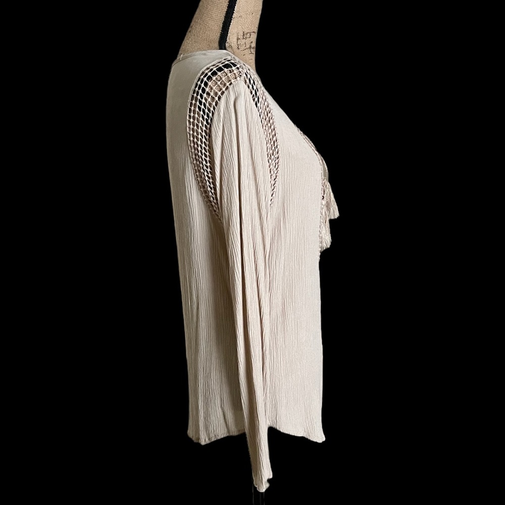 Joseph A Boho 100% Viscose Tunic Blouse Large - Picture 6 of 16